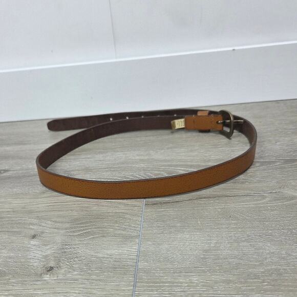 Frye & Co Woman\'s Brown Leather Belt Size Medium